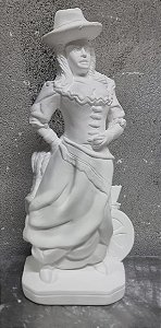 Boiadeira 30cm Gesso Cru