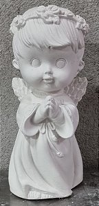 Anjinha 17cm Gesso Cru