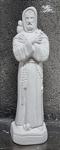São Francisco 20cm Gesso Cru