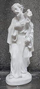 São José 20cm Gesso Cru