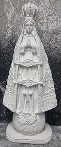 Nossa Senhora Aparecida 40cm Gesso Cru