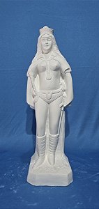 Pombagira Rainha 40cm Gesso Cru