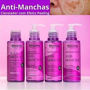 Kit SkinCare Tratamento Facial Rosa Mosqueta 4itens Rhenuks