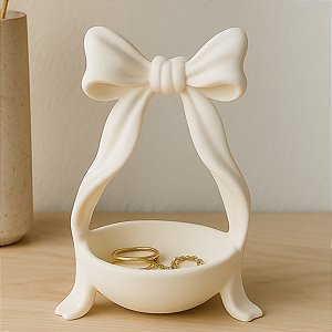 Porta jóias com laço delicado