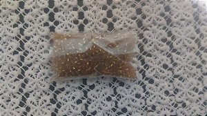 Miçanga Dourada Transparente 88g