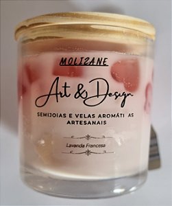 Vela Aromática queima limpa Romã