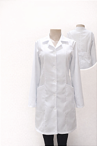 Jaleco Liso Tradicional com Botões