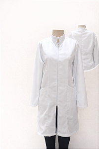 Jaleco Liso Gola Padre Zíper sem Punho