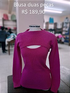 Blusa duas peças