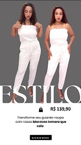 Macacão branco