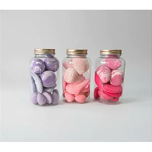 12 Kits Pote com 15 Esponjas de Maquiagem – Kit Completo e Econômico! - Cores Sortidas