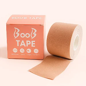 Caixa Fechada Sutiãs Adesivo Fita Levanta Seios Boob Tape 5 Metros