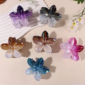 Caixa Fechada (1200 unidades) Piranha Presilha de Cabelo Flor Vanessa Lopes Colorida 5cm