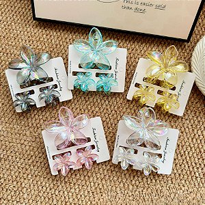 Piranha KIT 3 8cm + 4cm Conjunto de Galvanoplastia Transparente de 6 Cores