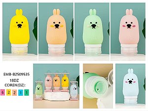 Garrafa de viagem de silicone resistente ao calor portátil de silicone