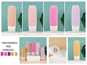 Garrafa de viagem de silicone resistente ao calor portátil de silicone