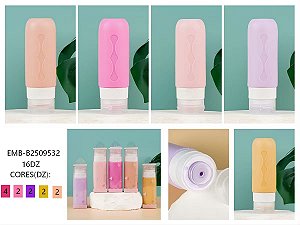 Garrafa de viagem de silicone resistente ao calor portátil de silicone