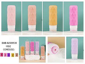 Garrafa de viagem de silicone resistente ao calor portátil de silicone