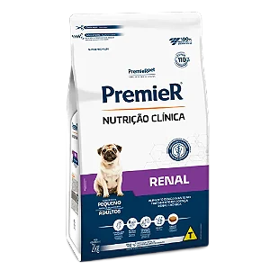 Ração Premier Nutrição Clínica Renal Cães Adultos Porte Pequeno 2kg
