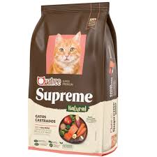Ração Quatree Supreme Salmão e Batata Doce para Gatos Castrados 10kg