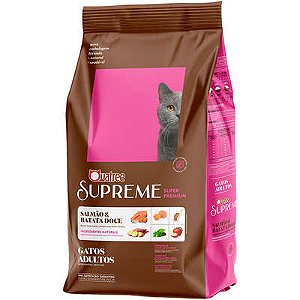 Ração Seca Quatree Supreme Salmão e Batata Doce Gatos Adultos 10Kg