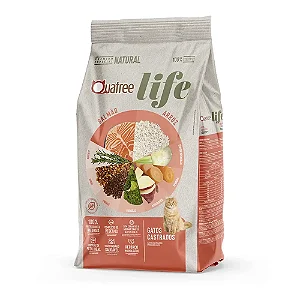 Ração Quatree Life Salmão e Arroz Gatos Castrados 10 KG