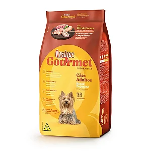 Ração Quatree Gourmet Adultos Raças Pequenas 10,1Kg