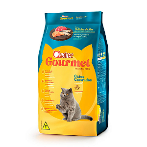 Ração Quatree Gourmet Gatos Castrados Delícias do Mar 10,1kg