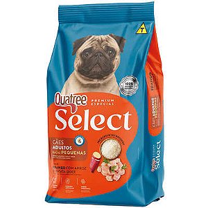 Ração Quatree Select Frango e Arroz Cães Adultos Raças Pequenas 15 KG