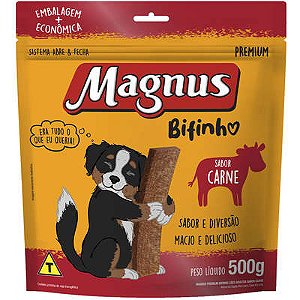 Bifinho Magnus para Cães Adultos Sabor Carne 500G