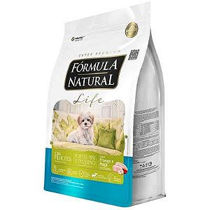 Ração Fórmula Natural Life para Cães Filhotes Raças Mini e Pequena 2,5kg