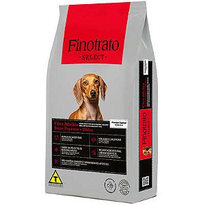Ração Finotrato Select para Cães Adultos Raças Pequenas e Médias 15kg