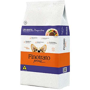 Ração Finotrato Prime Frango e Arroz para Cães Adultos Raças Pequenas e Médias 15kg