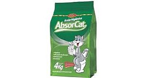 Areia Higiênica para Gatos Absorcat 4 kg