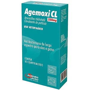 Antibiótico Agemoxi CL 250mg 10 comprimidos