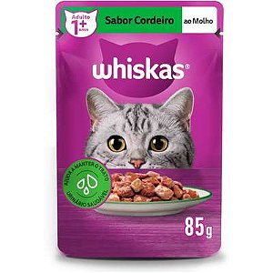 WHISKAS SACHE CORDEIRO 85G