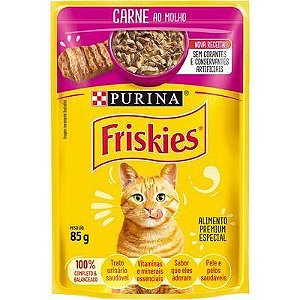 Friskies Sachê Carne ao Molho 85g