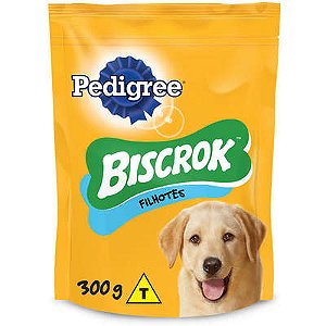 Biscoito Pedigree Biscrok para Cães Filhotes Sabor Leite 300g