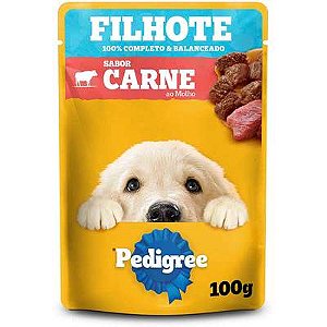 Pedigree Sachê Carne ao Molho para Cães Filhores 100g