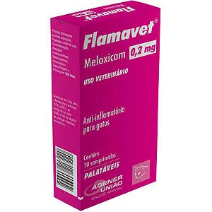 Anti-Inflamatório Agener União Flamavet para Gatos 0.2mg