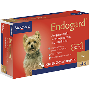 Vermífugo Virbac Endogard para Cães até 2,5 Kg