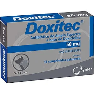 Antibiótico Doxitec 50mg Syntec C/16 comprimidos