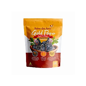 Reino das Aves Gold Papa para Filhotes 400g - REFIL