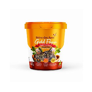 Reino das Aves Gold Papa para Filhotes 400 g