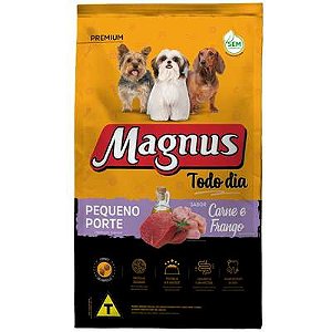 Ração Magnus Todo Dia Carne e Frango Cães Adultos Raças Pequenas (Kg)