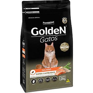 Ração Golden Gatos Castrados Salmão (Kg)