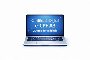 Certificado Digital e-CPF A3 2 Anos de Validade