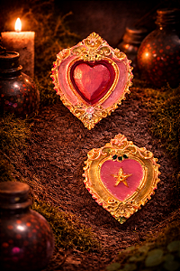 Kit Imãs da Lua (1 Coração Selvagem e 1 Sailor Moon)