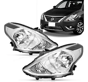 Farol Nissan Versa 2015 Á 2019