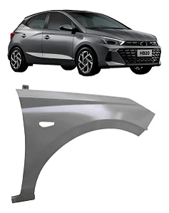 Paralama Hb20 2023 A 2024 Com Furo Pisca